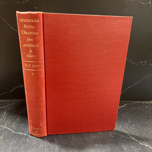 the attic orators from antiphon to isaeos vol. ii book, by r. c. jebb, 1962 Hardcover image 1