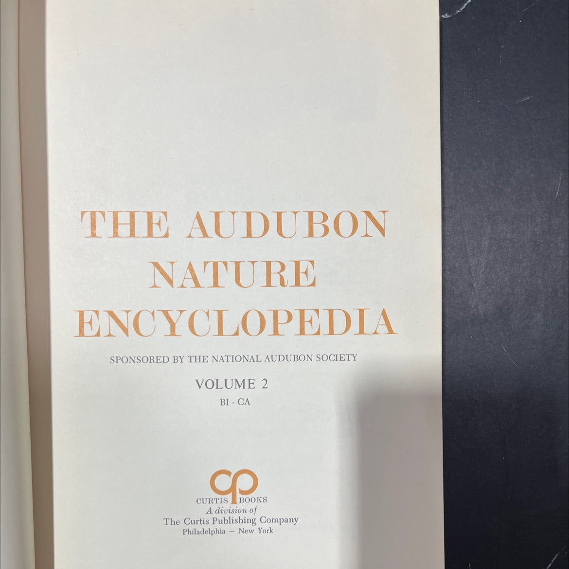 the audubon nature encyclopedia volume 2 bi - ca book, by national audubon society, 1965 Hardcover image 2