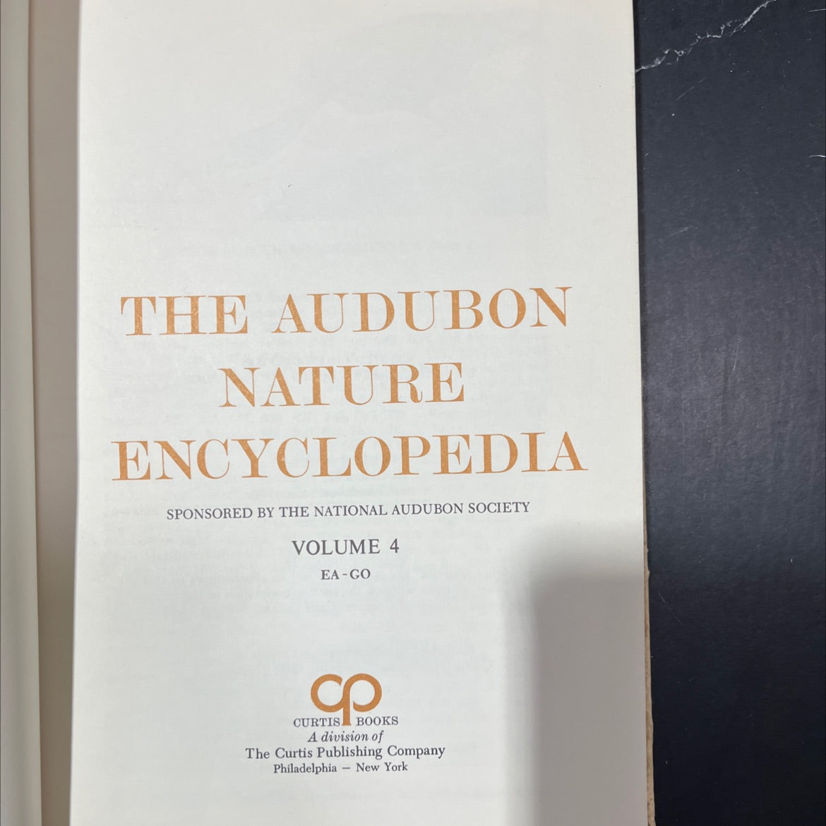 the audubon nature encyclopedia volume 4 ea-go book, by national audubon society, 1971 Hardcover image 2