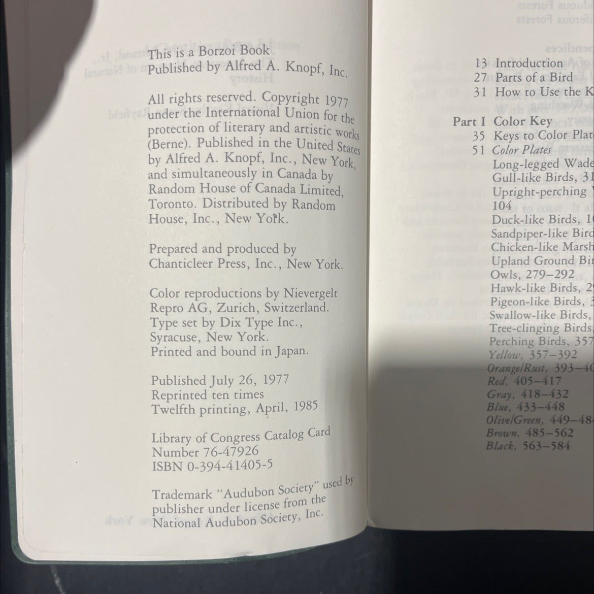 the audubon society field guide to north american birds eastern region book, by john bull and john farrand, jr., 1985 image 3
