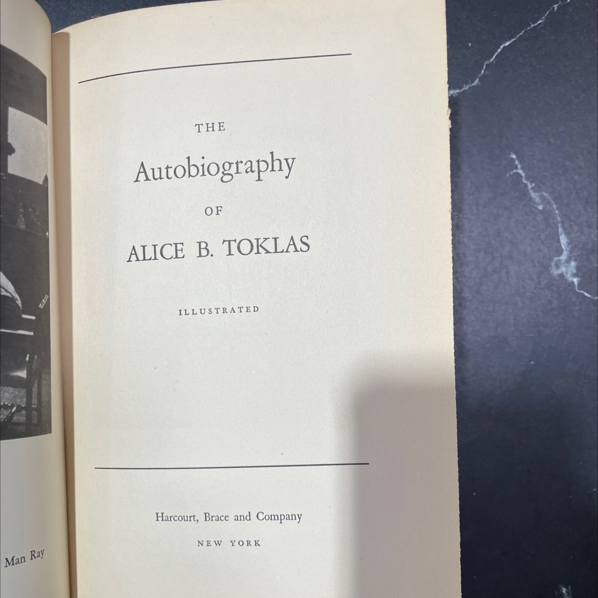 the autobiography of alice b. toklas illustrated book, by gertrude stein, 1934 Hardcover, First Edition, Rare, Antique image 2