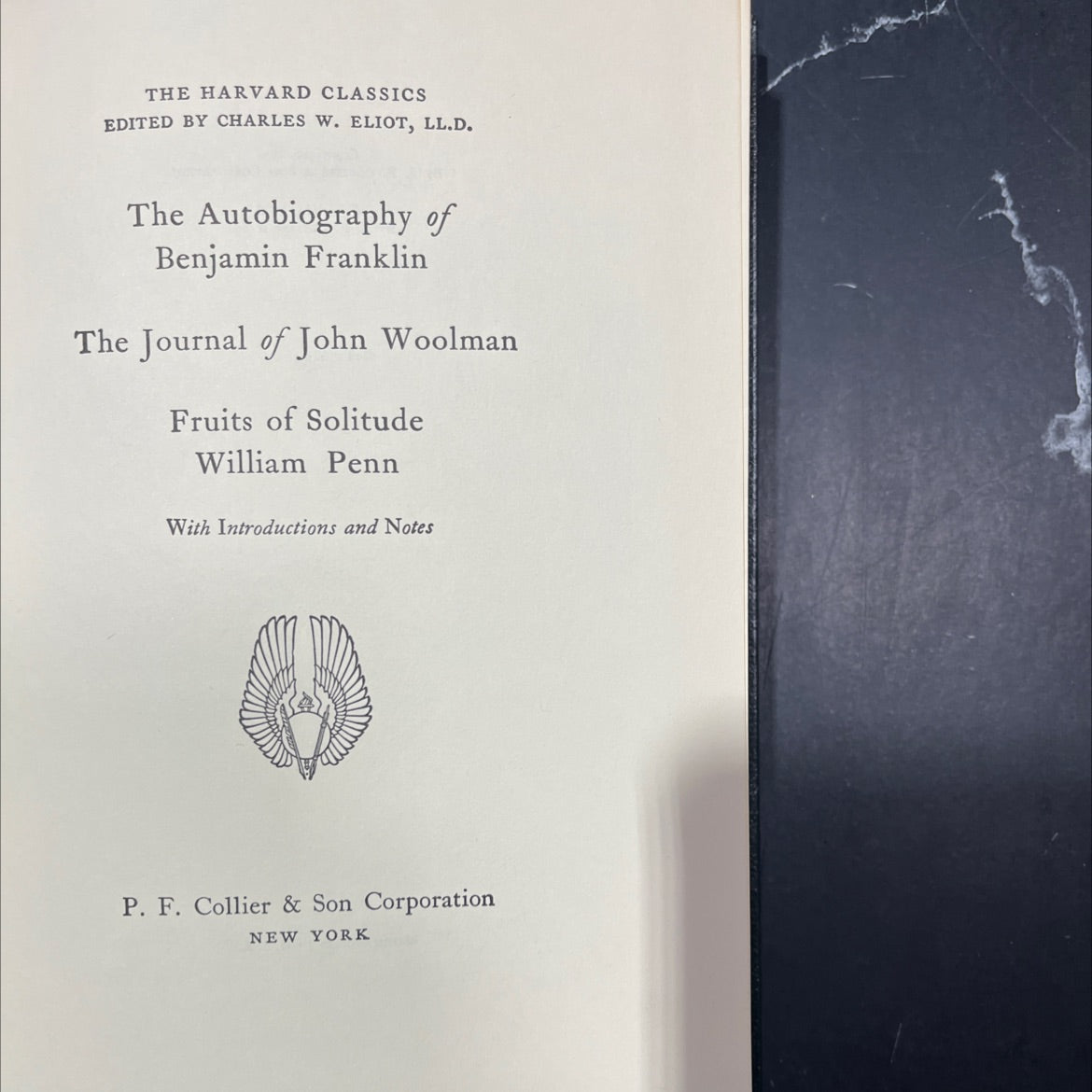 the autobiography of benjamin franklin, the journal of john woolman, fruits of solitude, william penn book, by benjamin image 2