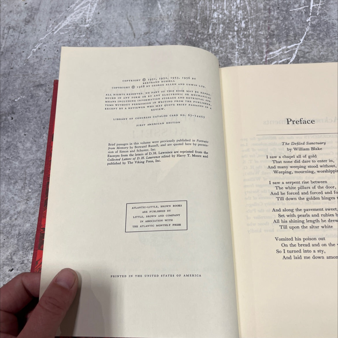 the autobiography of bertrand russell 1914-1944 book, by bertrand russell, 1968 Hardcover image 3