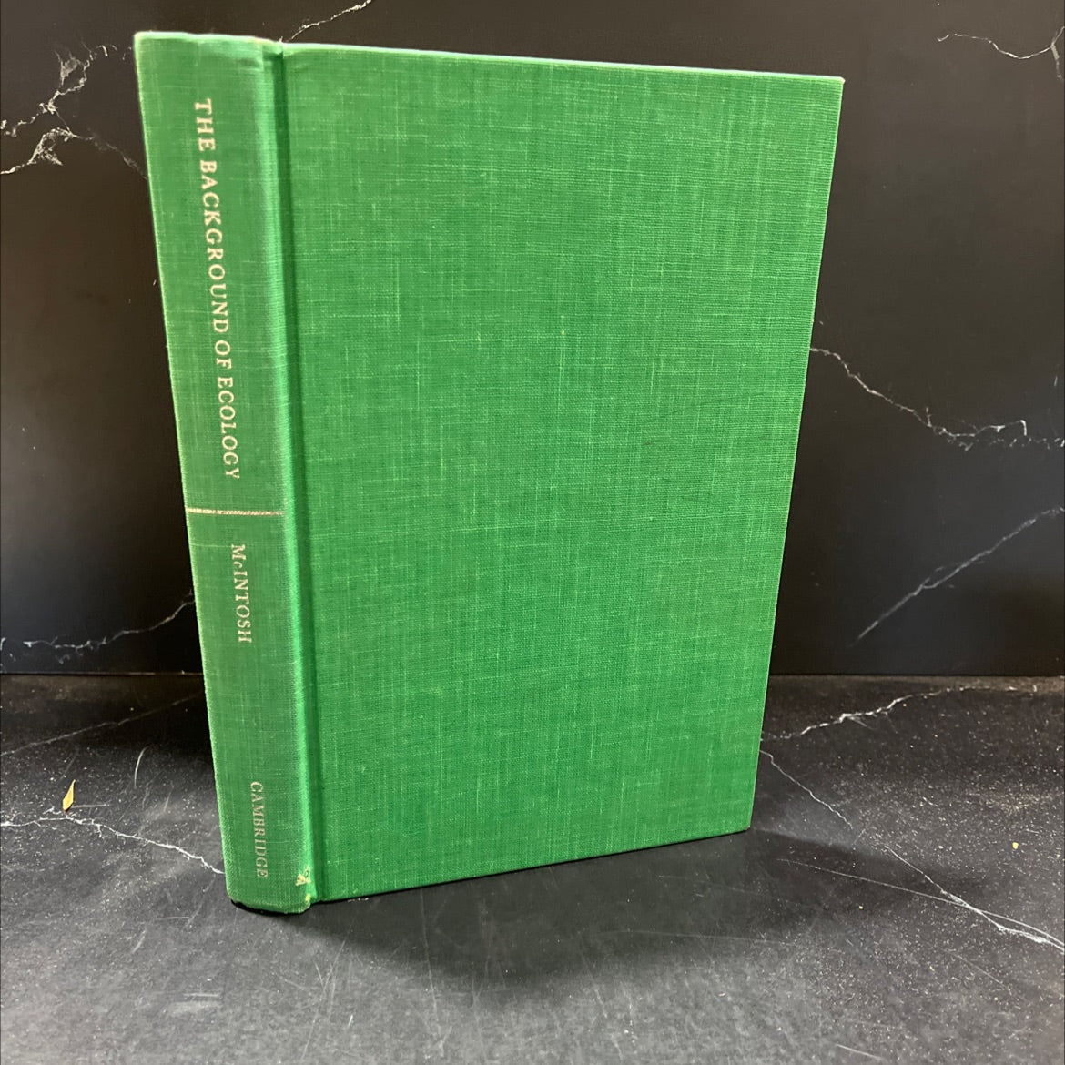 the background of ecology book, by robert p. mcintosh, 1985 Hardcover image 1