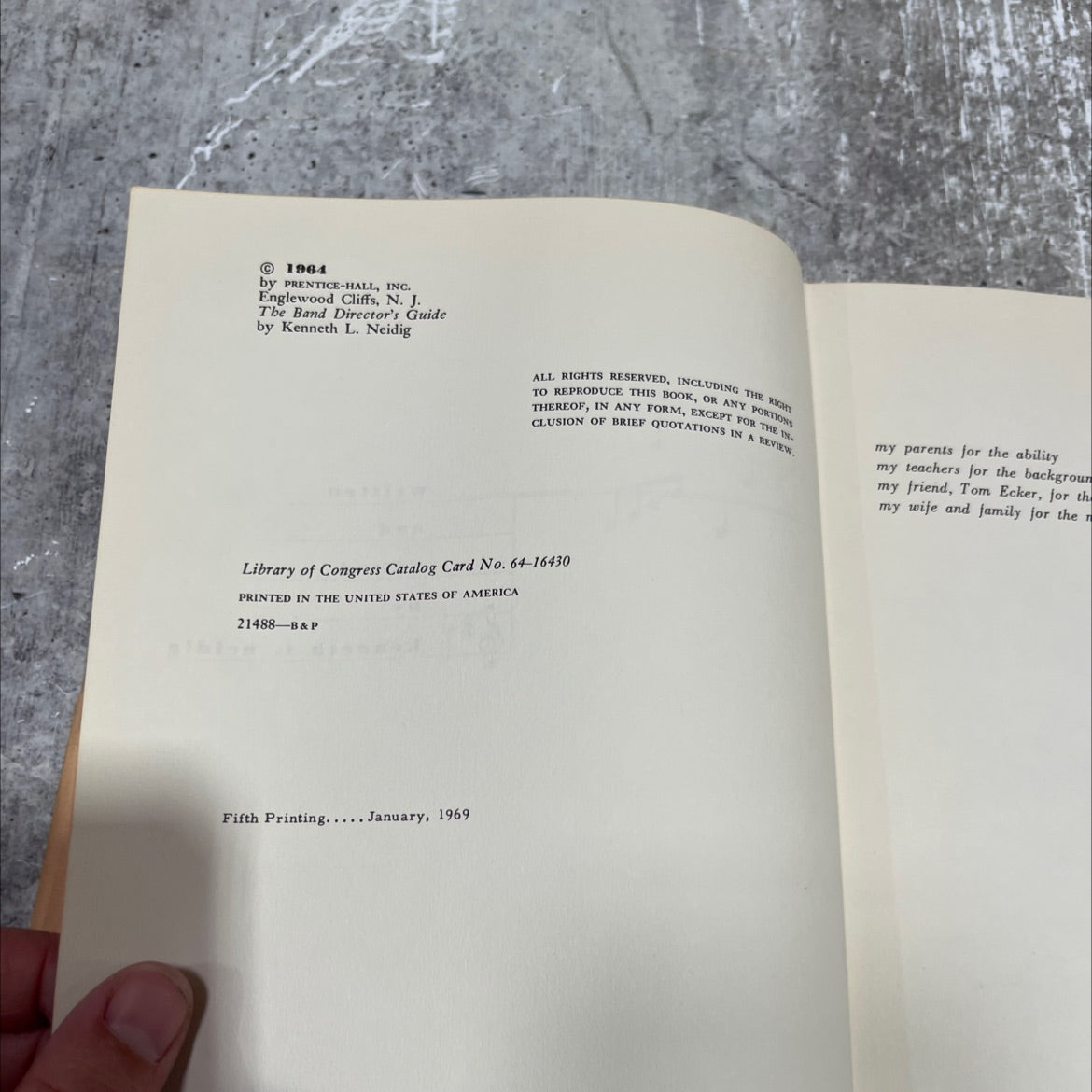 the band director's guide book, by kenneth l. neidig, 1969 Hardcover image 3