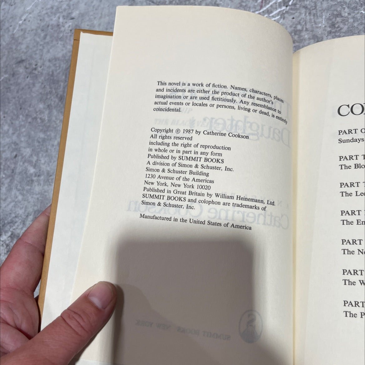 the bannaman legacy book, by catherine cookson, 2008 Hardcover image 3