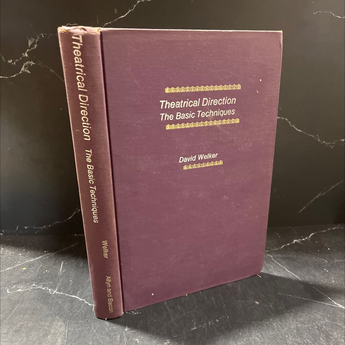 the basic techniques theatrical direction book, by David Welker, 1973 Hardcover image 1