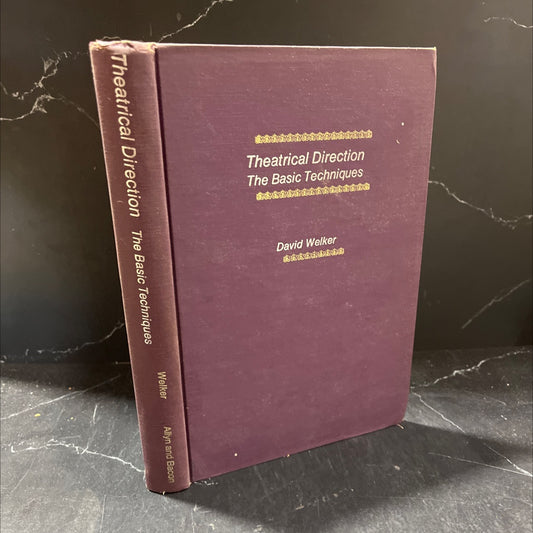 the basic techniques theatrical direction book, by David Welker, 1973 Hardcover image 1