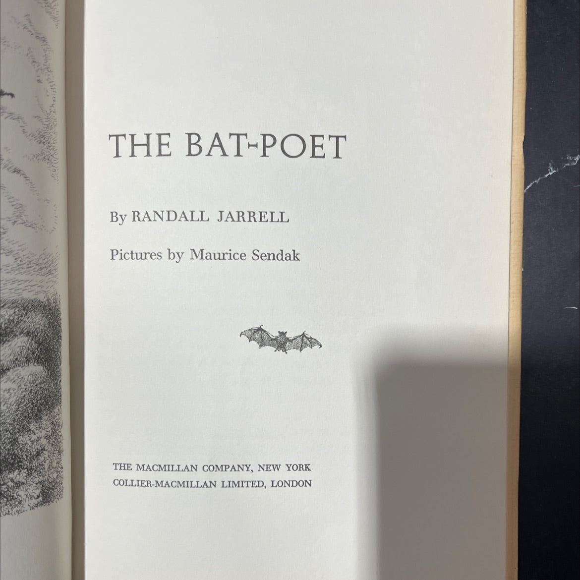the bat-poet book, by randall jarrell, 1967 Hardcover image 2