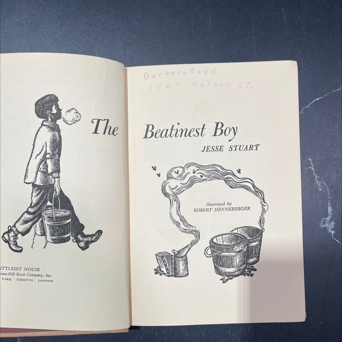 the beatenest boy book, by jesse stuart, 1953 Hardcover image 2