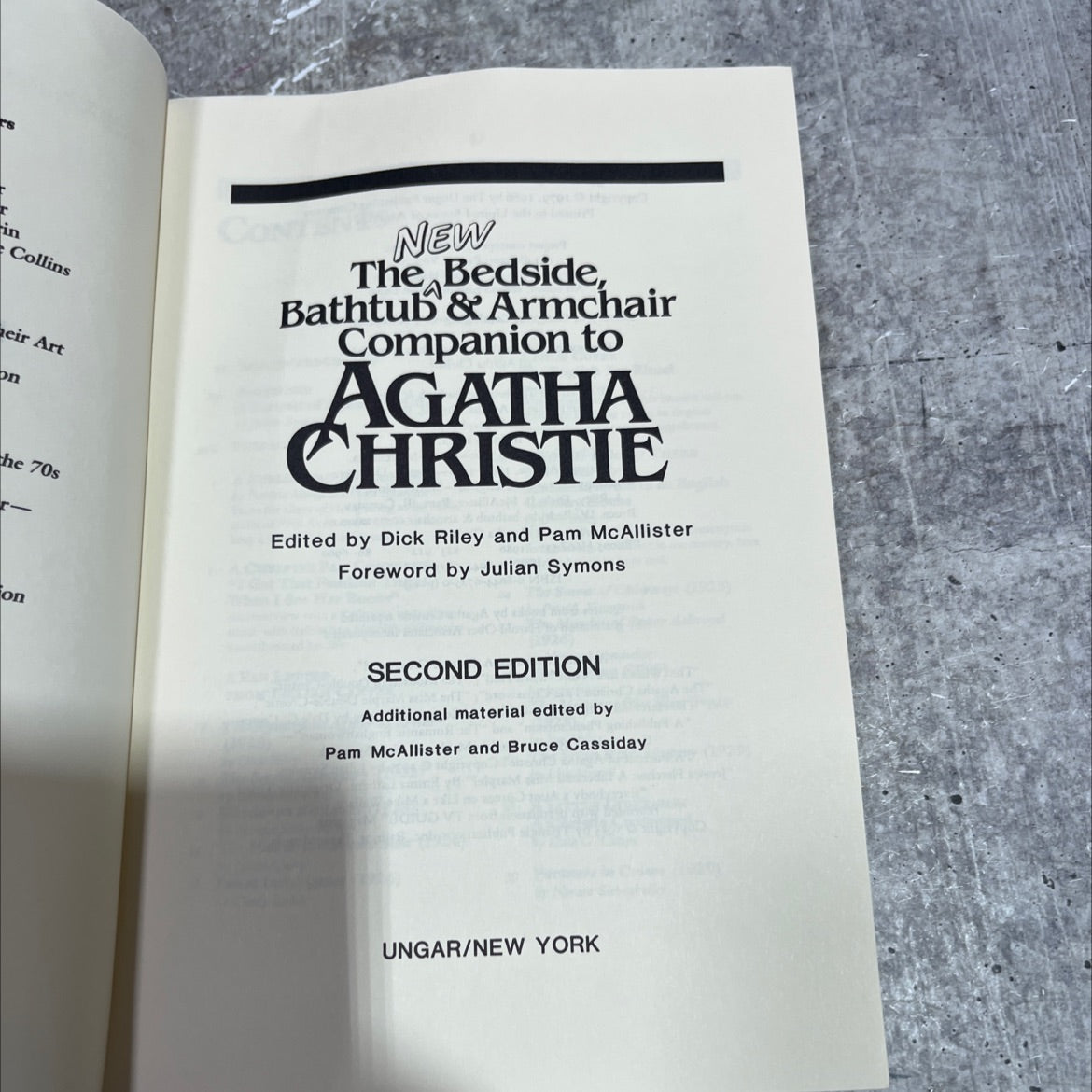 the bedside, bathtub & armchair companion to agatha christie book, by edited by dick riley and pam mcallister, 1986 image 2