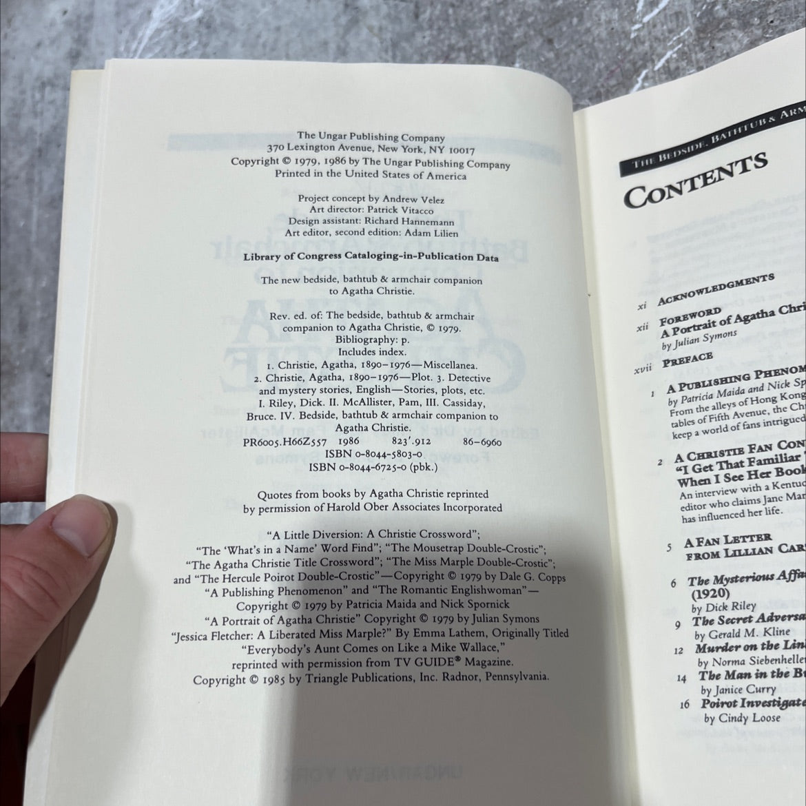 the bedside, bathtub & armchair companion to agatha christie book, by edited by dick riley and pam mcallister, 1986 image 3