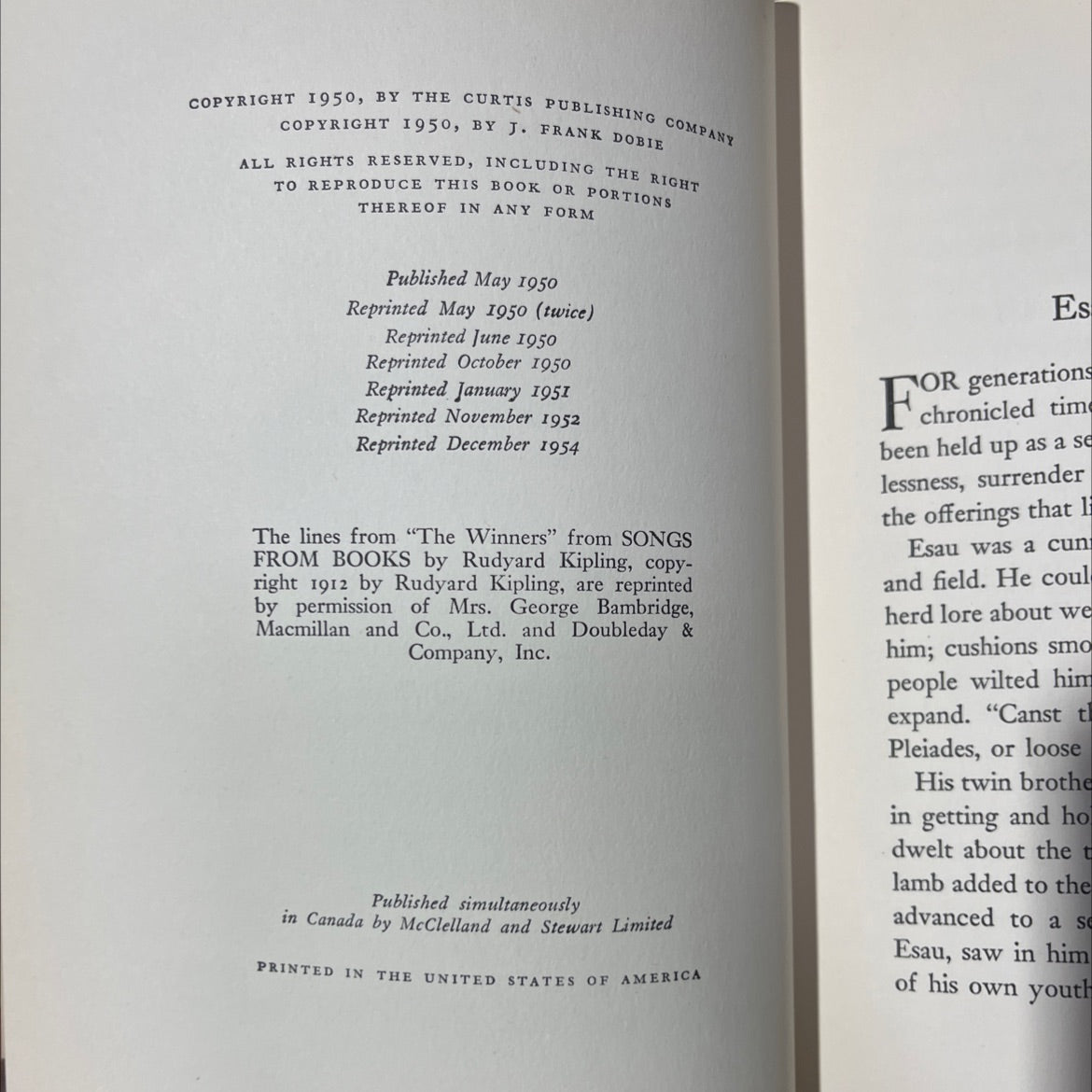 the ben lilly legend book, by j. frank dobie, 1950 Hardcover image 3