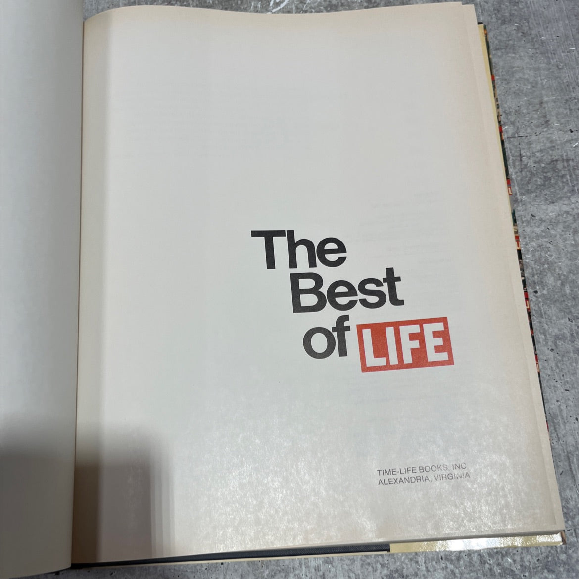 the best of life book, by david e. scherman, 1986 Hardcover image 2
