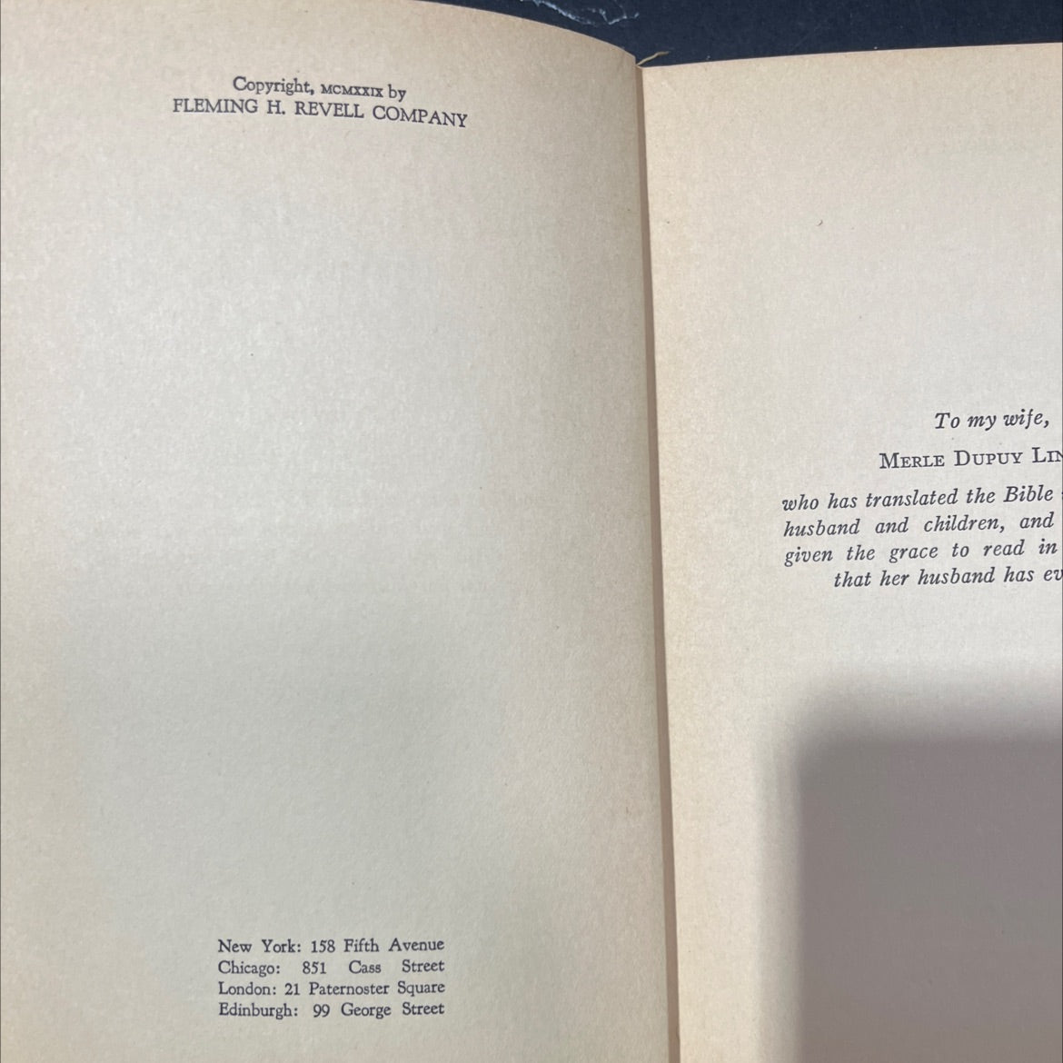 the bible and social problems book, by walter l. lingle, d.d., ll.d., 1929 Hardcover image 3