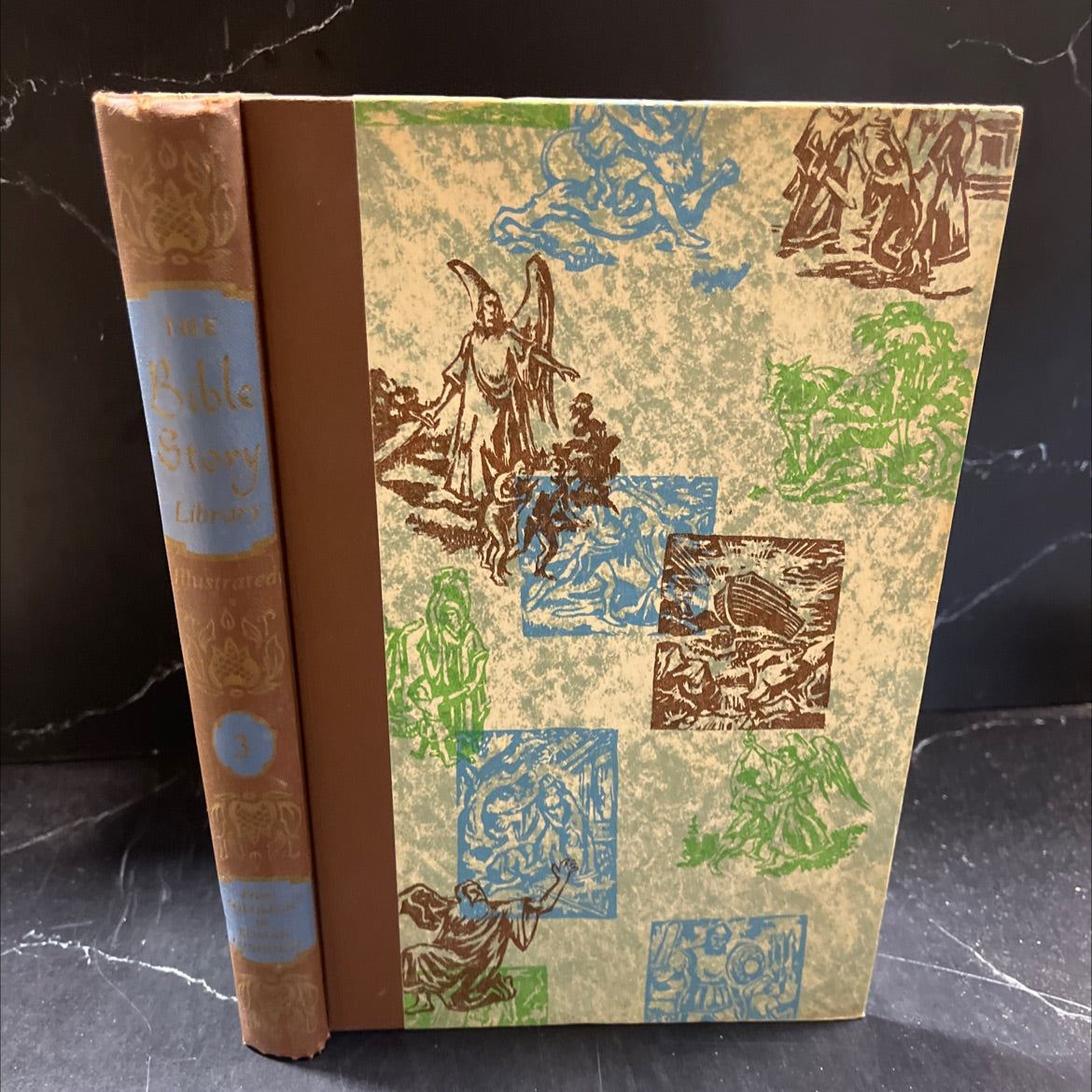 the bible story library volume iii from solomon to the roman conquest book, by turner hodges, 1957 Hardcover image 1