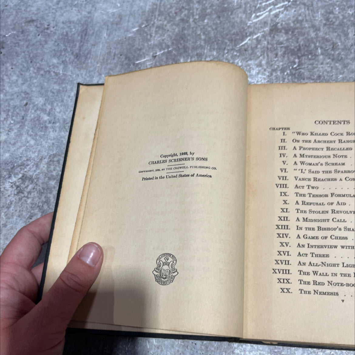 the bishop murder case a philo vance story book, by s. s. van dine, 1929 Hardcover image 3