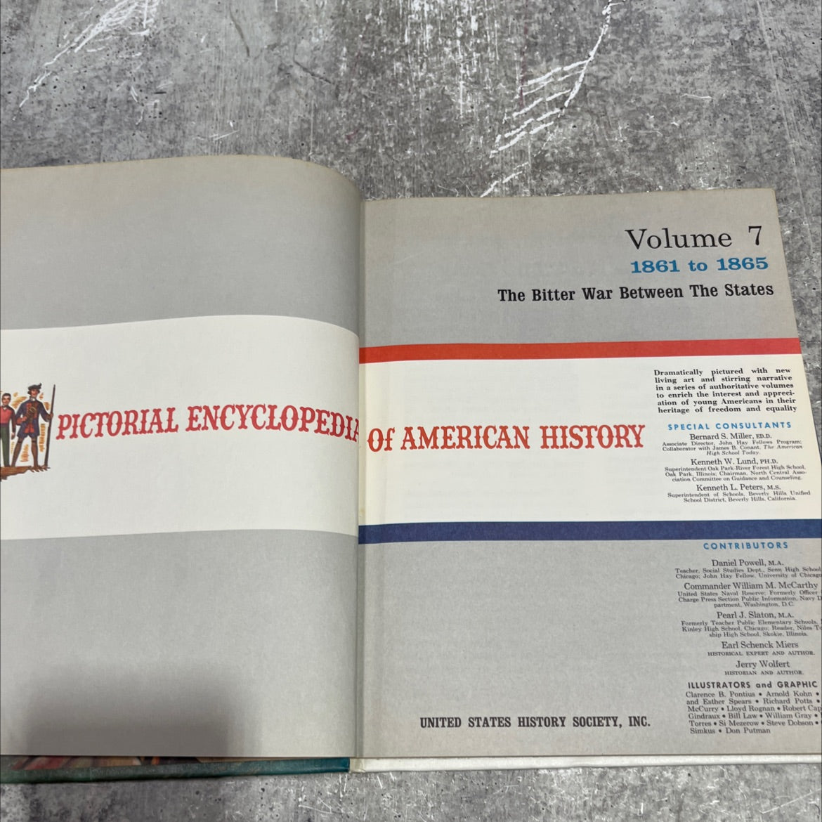the bitter war between the states book, by unknown, 1968 Hardcover image 2