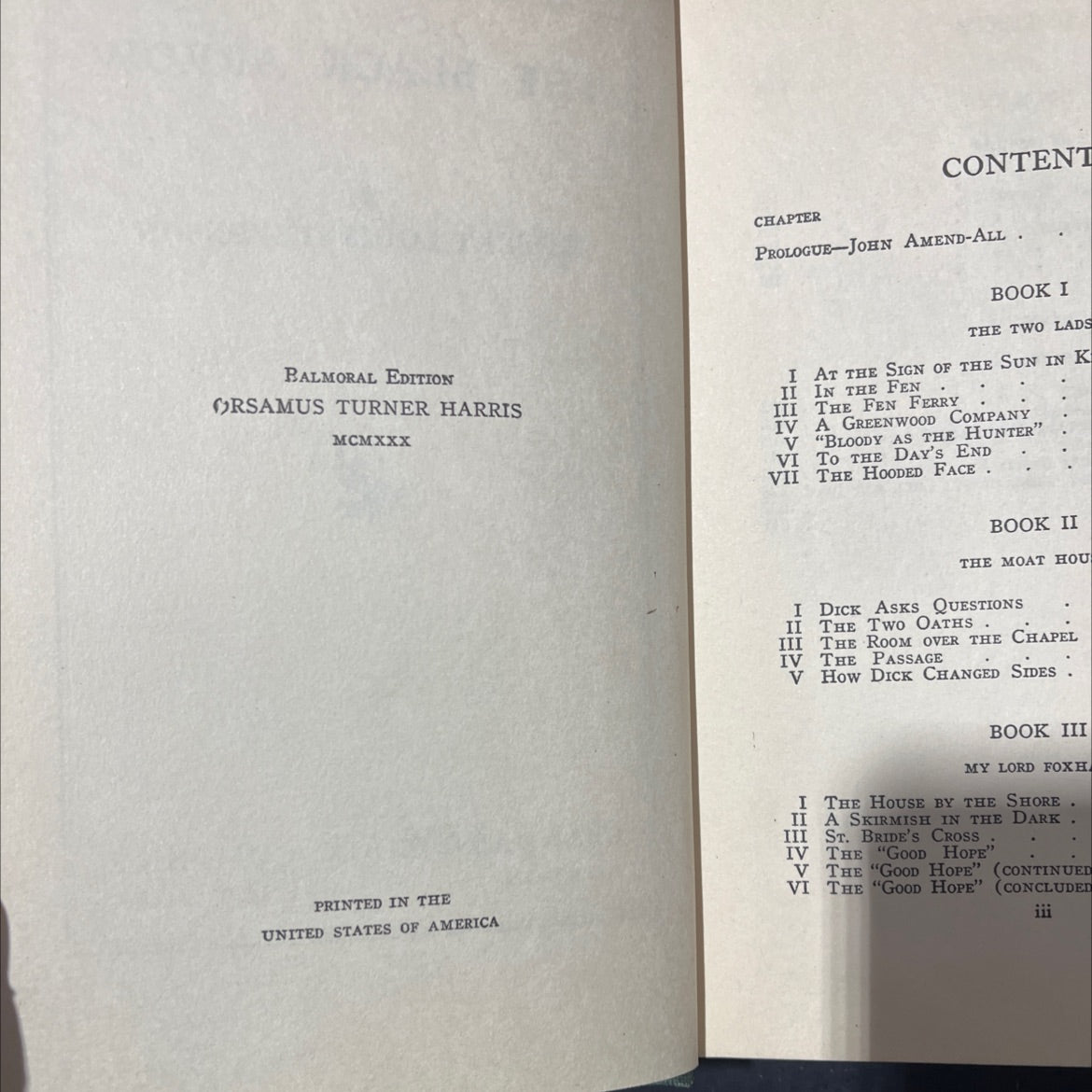 the black arrow book, by robert louis stevenson, 1930 Hardcover image 3