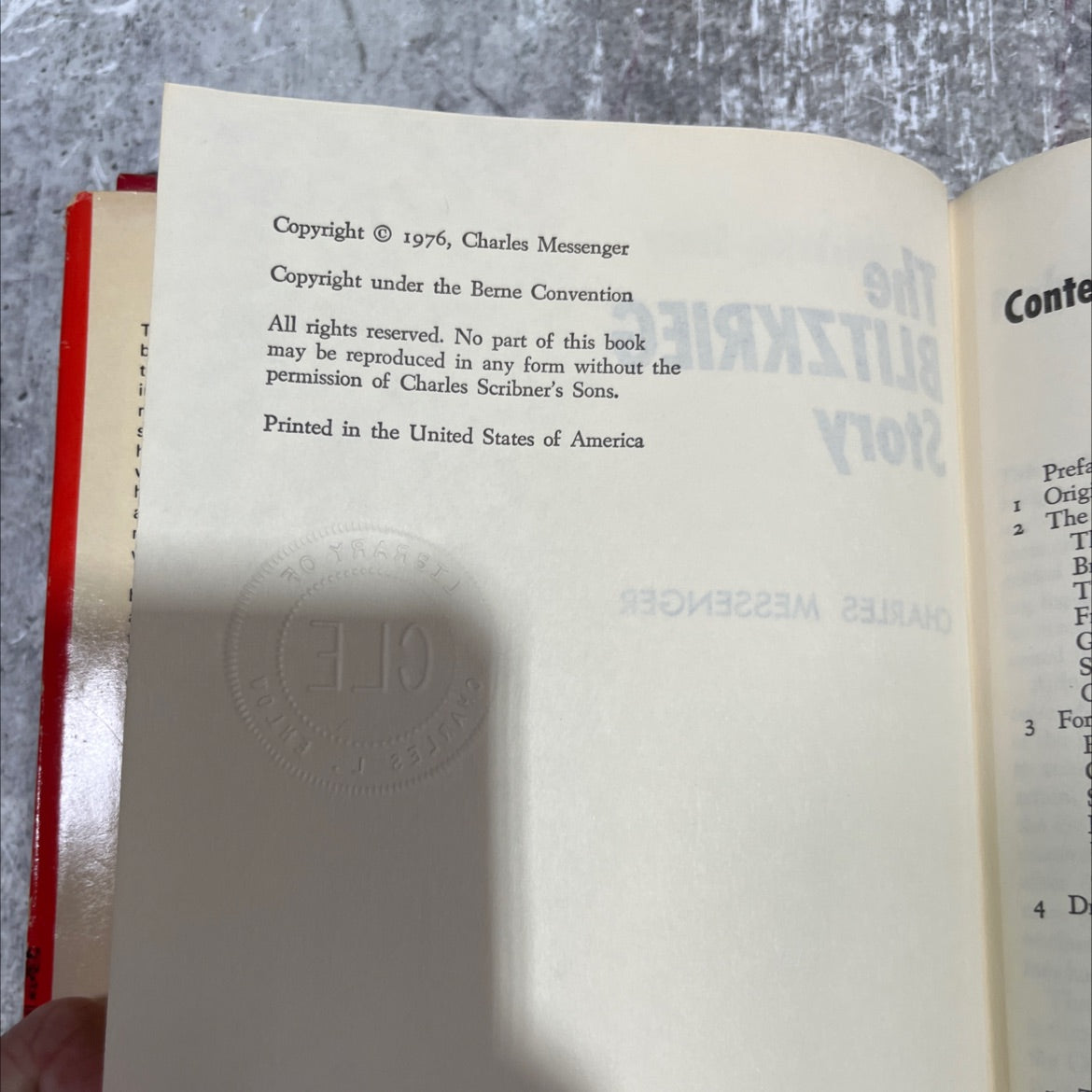 the blitzkrieg story book, by charles messenger, 1976 Hardcover image 3