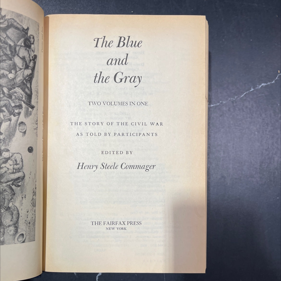 the blue and the gray two volumes in one the story of the civil war as told by participants book, by Henry Steele image 2