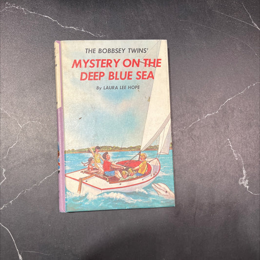 the bobbsey twins' mystery on the deep blue sea book, by laura lee hope, 1965 Hardcover image 1