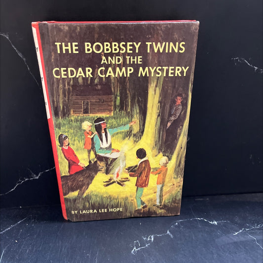 the bobbsey twins and the cedar camp mystery book, by laura lee hope, 1967 Hardcover image 1