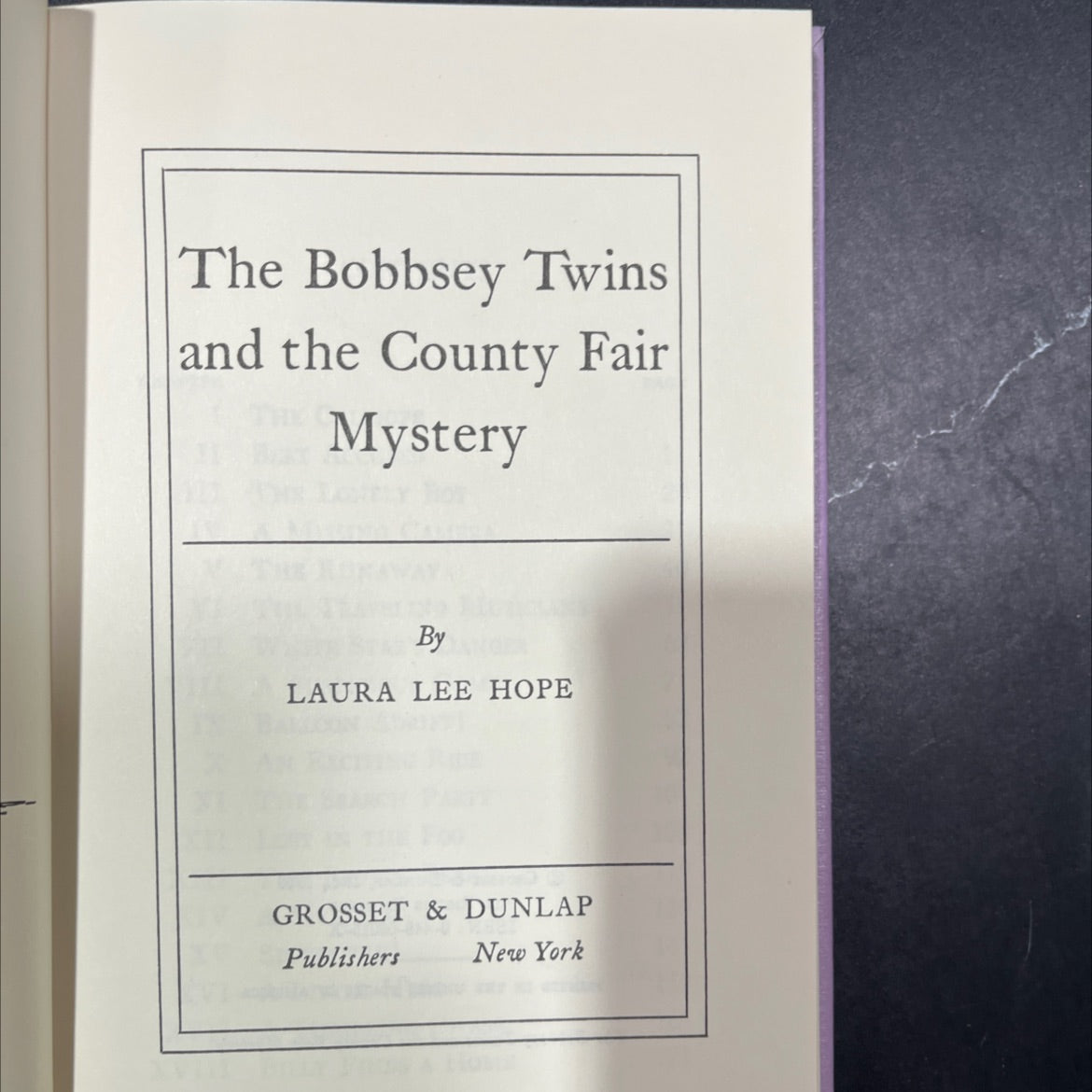 the bobbsey twins and the county fair mystery book, by laura lee hope, 1960 Hardcover image 2