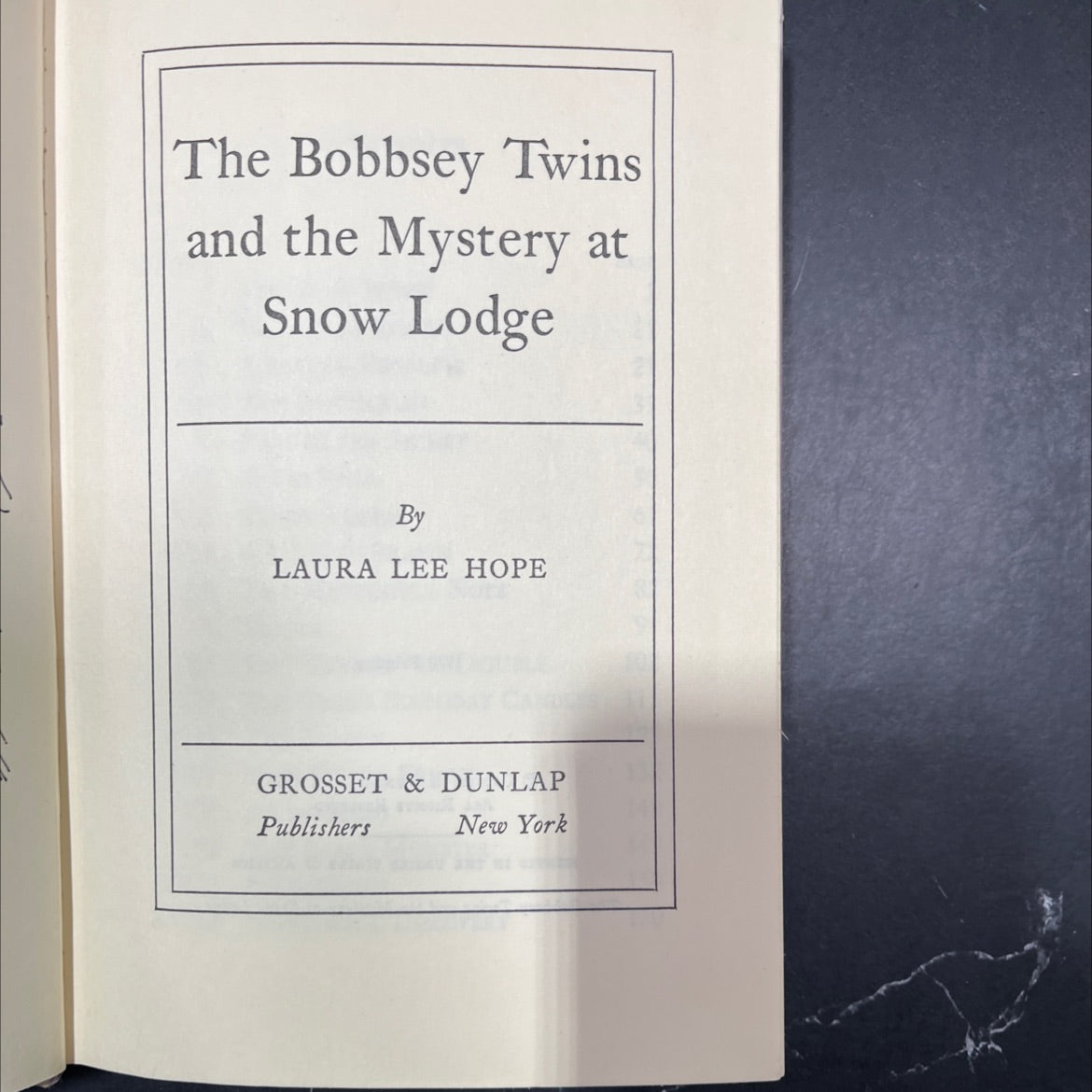 the bobbsey twins and the mystery at snow lodge book, by laura lee hope, 1970 Hardcover image 2