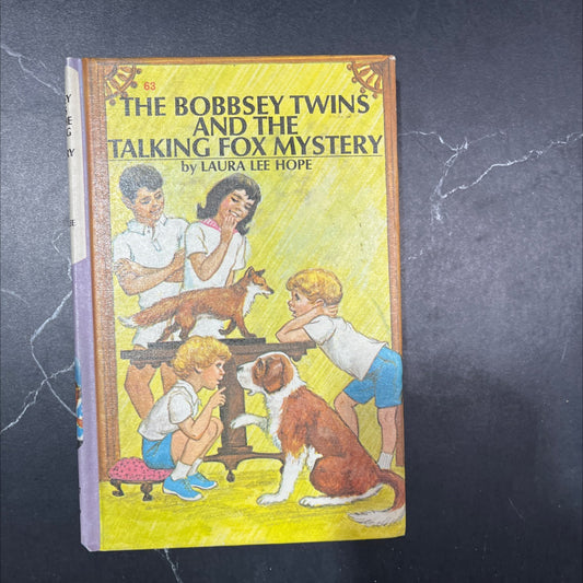 the bobbsey twins and the talking fox mystery book, by laura lee hope, 1970 Hardcover image 1