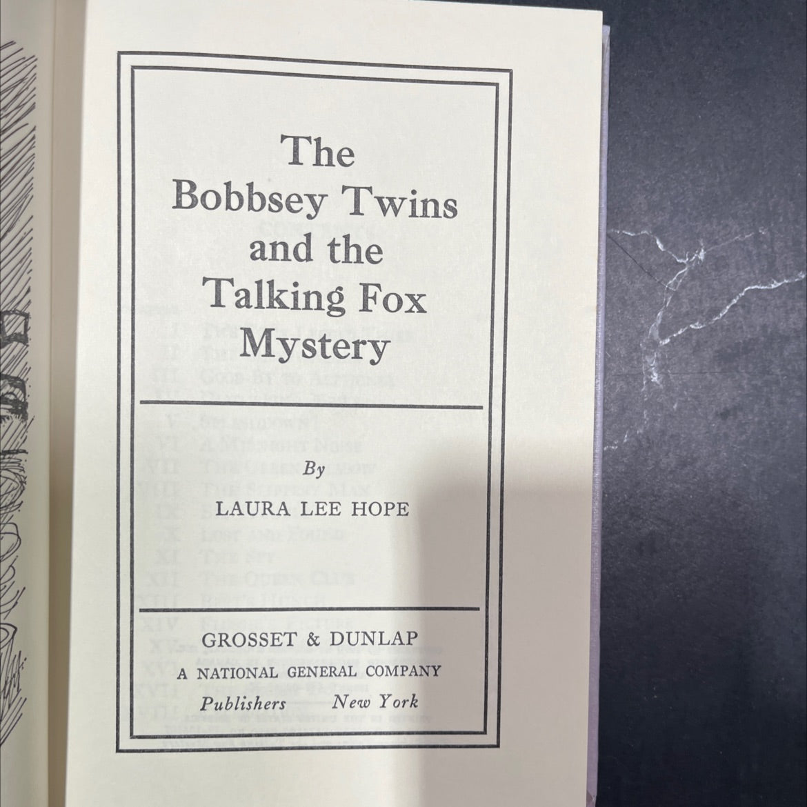the bobbsey twins and the talking fox mystery book, by laura lee hope, 1970 Hardcover image 2