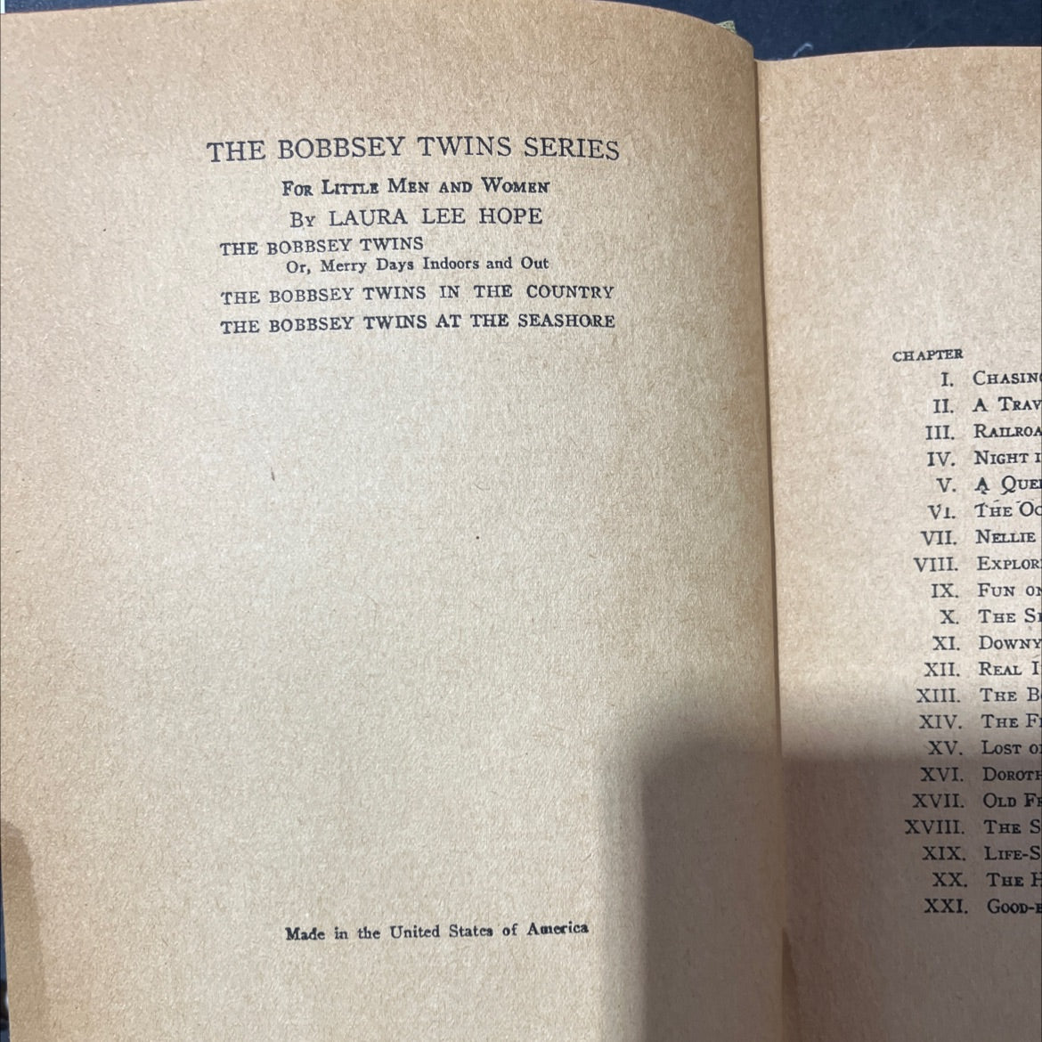 the bobbsey twins at the seashore book, by laura lee hope, unknown Hardcover image 3