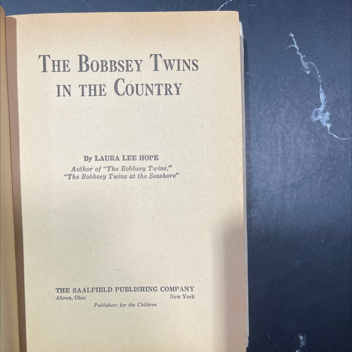 the bobbsey twins in the country book, by laura lee hope, 1940 Hardcover image 2