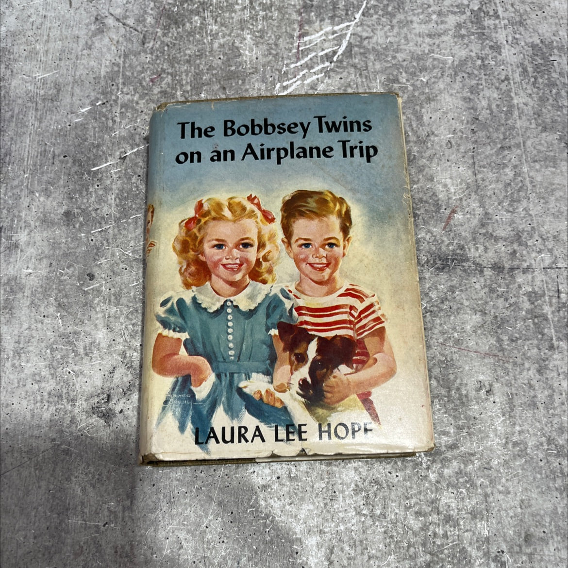 the bobbsey twins on an airplane trip book, by laura lee hope, 1933 Hardcover image 1