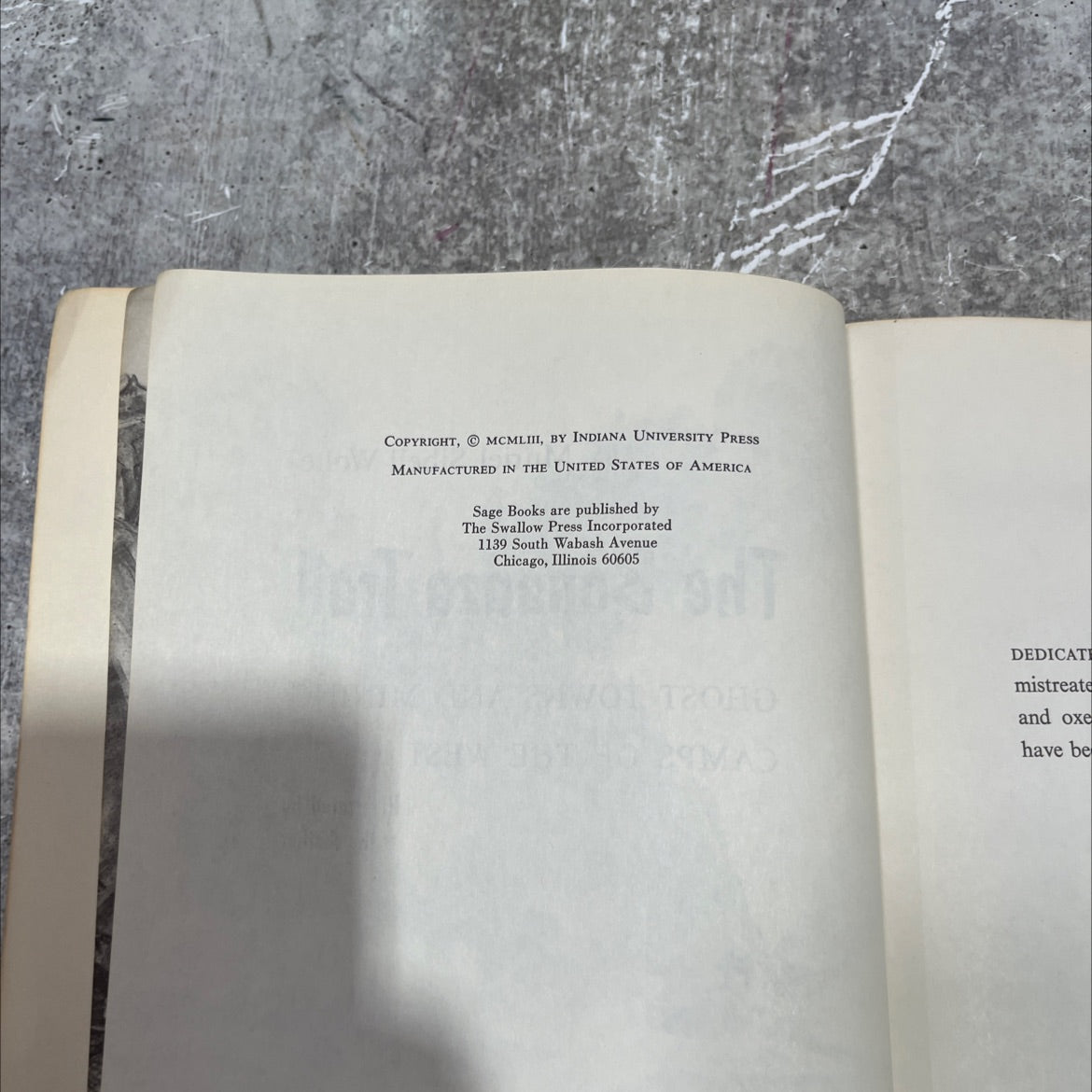 the bonanza trail ghost towns and mining camps of the west book, by muriel sibell wolle, 1953 Paperback image 3