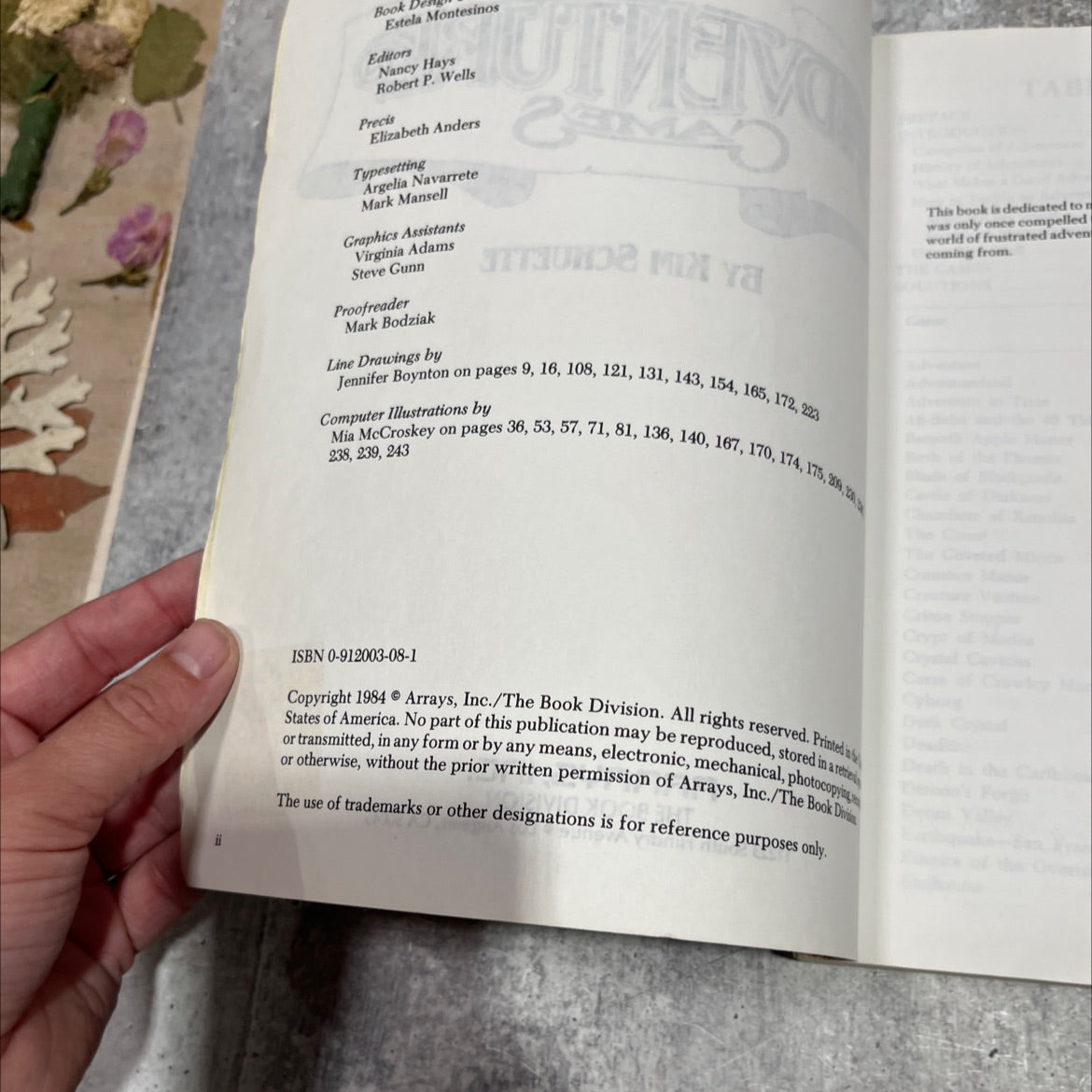 the book of adventure games book, by kim schuette, 1984 Paperback image 3