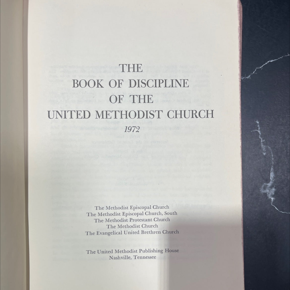 the book of discipline of the united methodist church book, by emory stevens bucke, 1973 Hardcover image 2