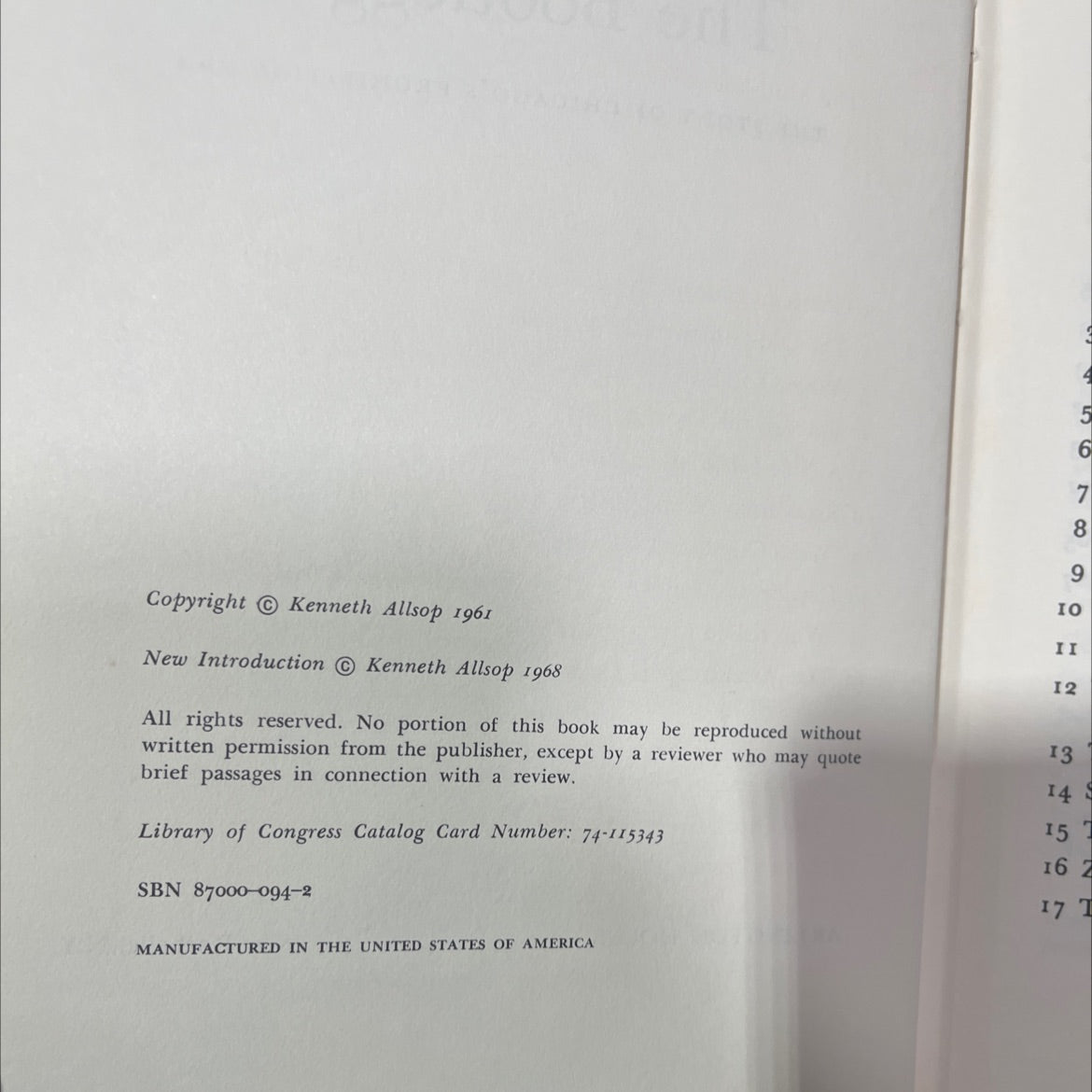 the bootleggers the story of chicago's prohibition era book, by kenneth allsop, 1968 Hardcover image 3