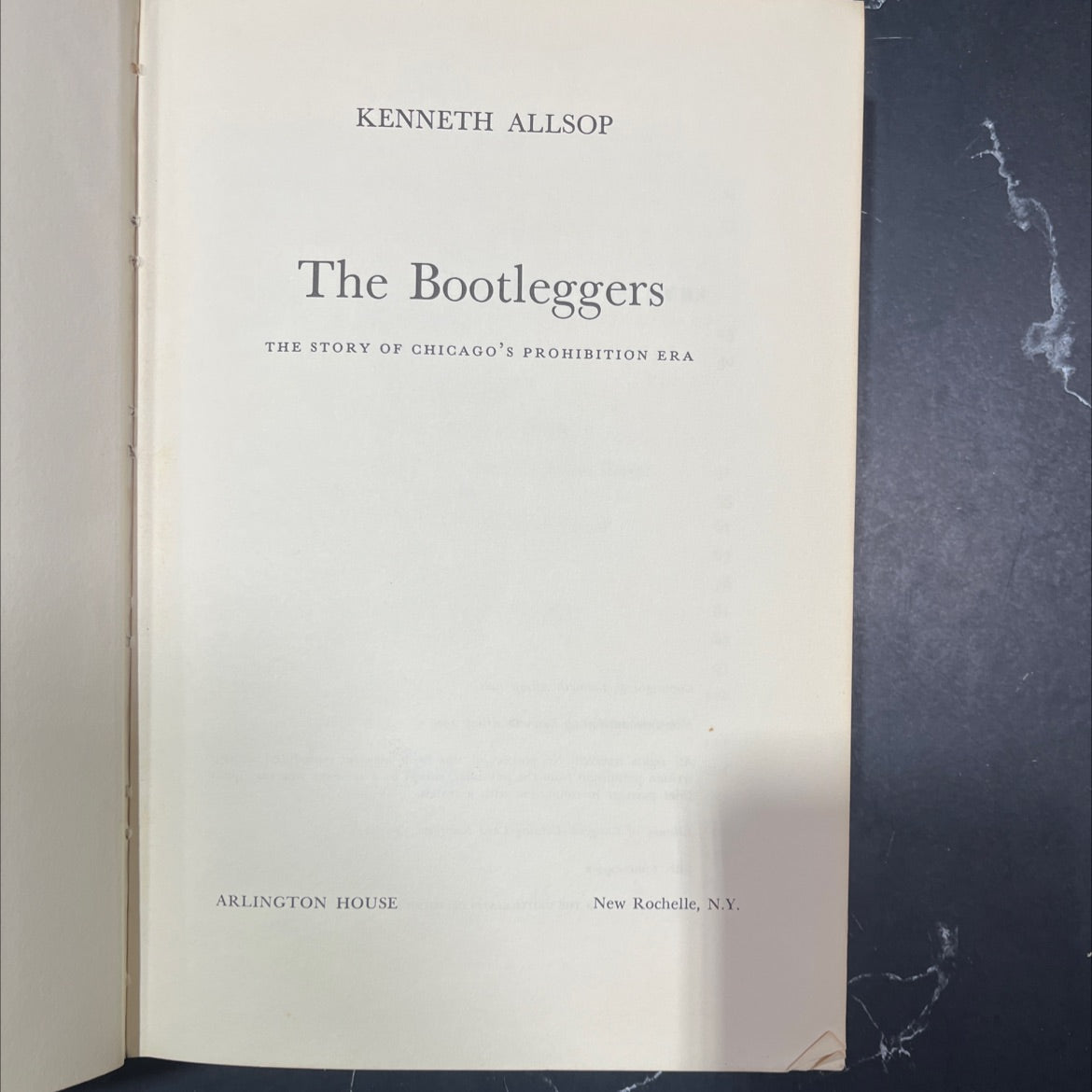 the bootleggers the story of chicago's prohibition era book, by kenneth allsop, 1968 Hardcover image 2