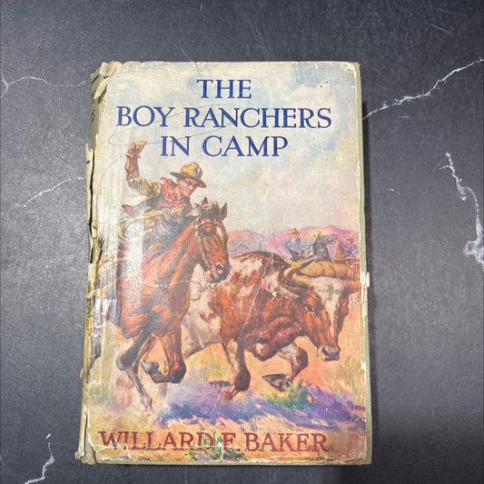 the boy ranchers in camp or the water fight at diamond x book, by willard f. baker, 1921 Hardcover image 1