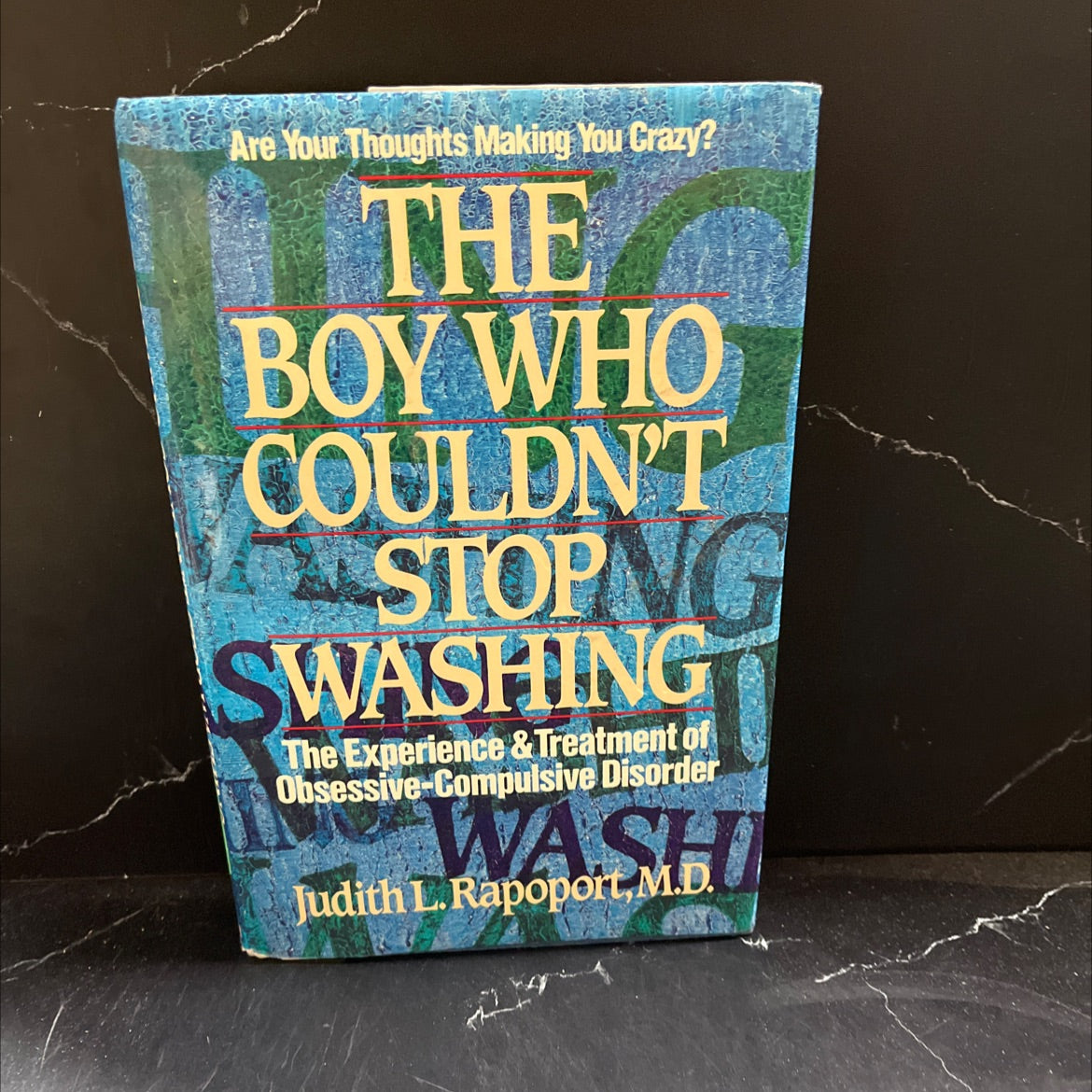 the boy who couldn't stop washing book, by Judith L. Rapoport, 1989 Hardcover image 1
