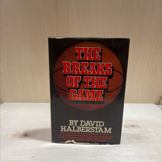 the breaks of the game book, by David Halberstam, 1981 Hardcover image 1