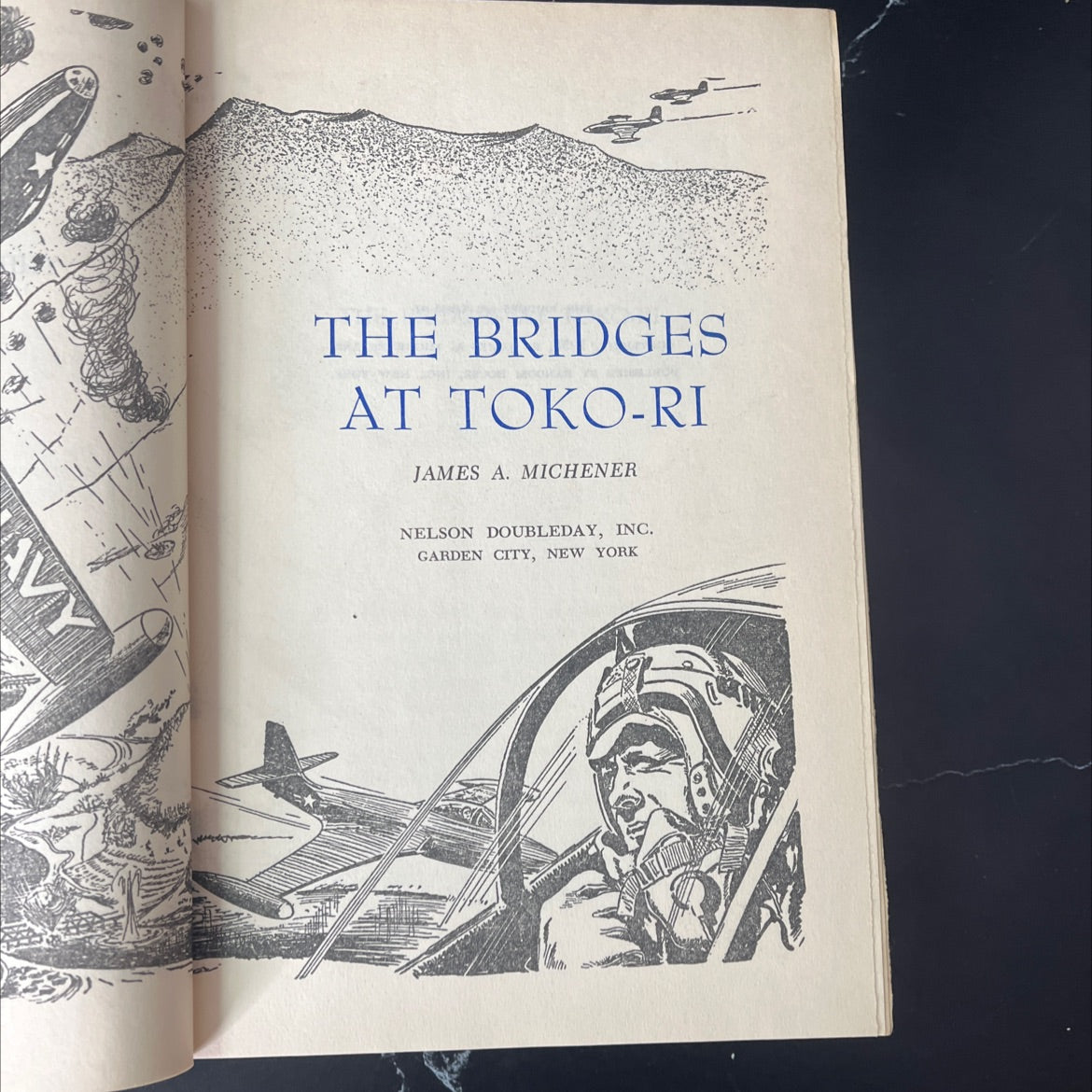 the bridges at toko-ri book, by james a. michener, 1953 Hardcover, Vintage image 2