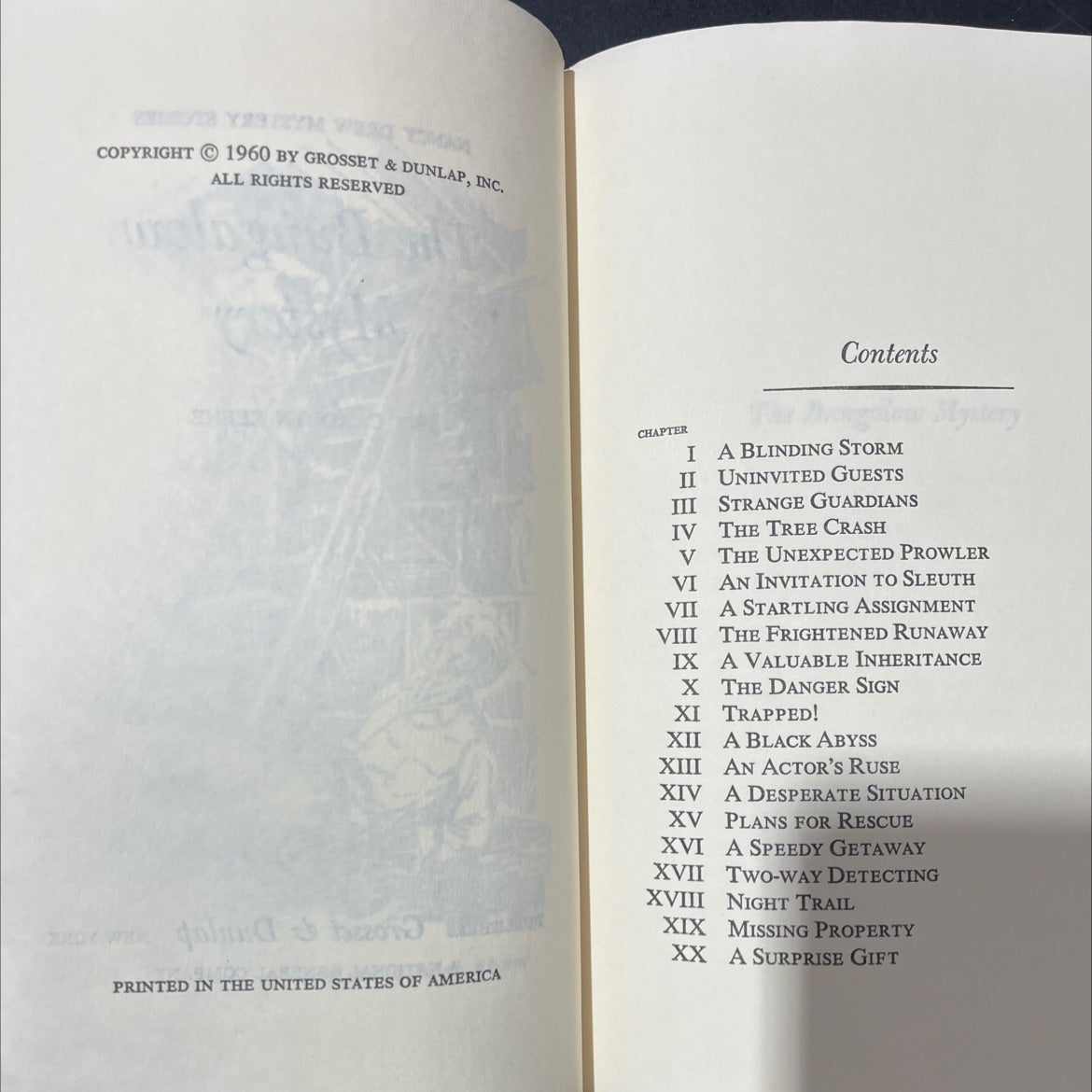 the bungalow mystery book, by carolyn keene, 1985 Hardcover image 3