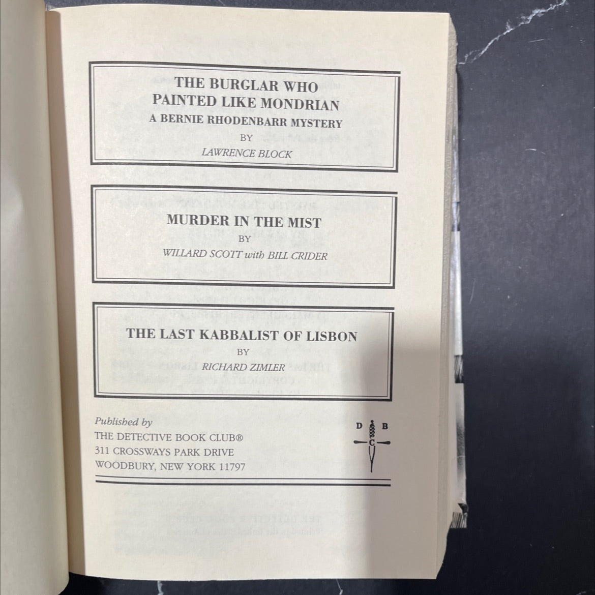 the burglar who painted like mondrian book, by lawrence block, 1993 Hardcover image 2