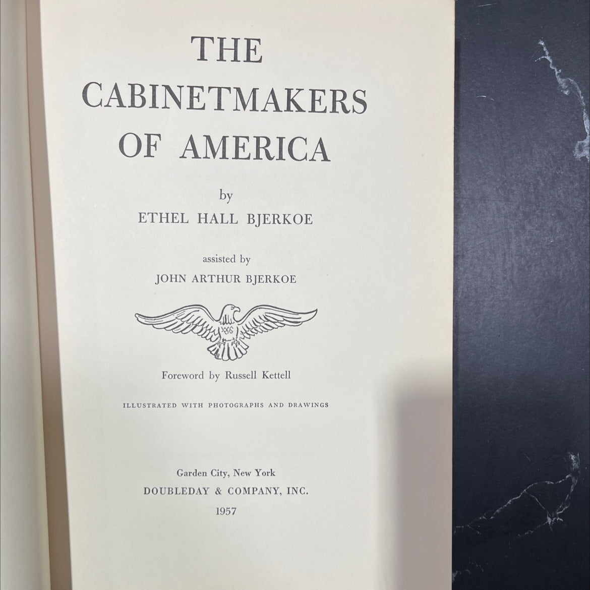 the cabinetmakers of america book, by ethel hall bjerkoe, 1957 Hardcover image 2