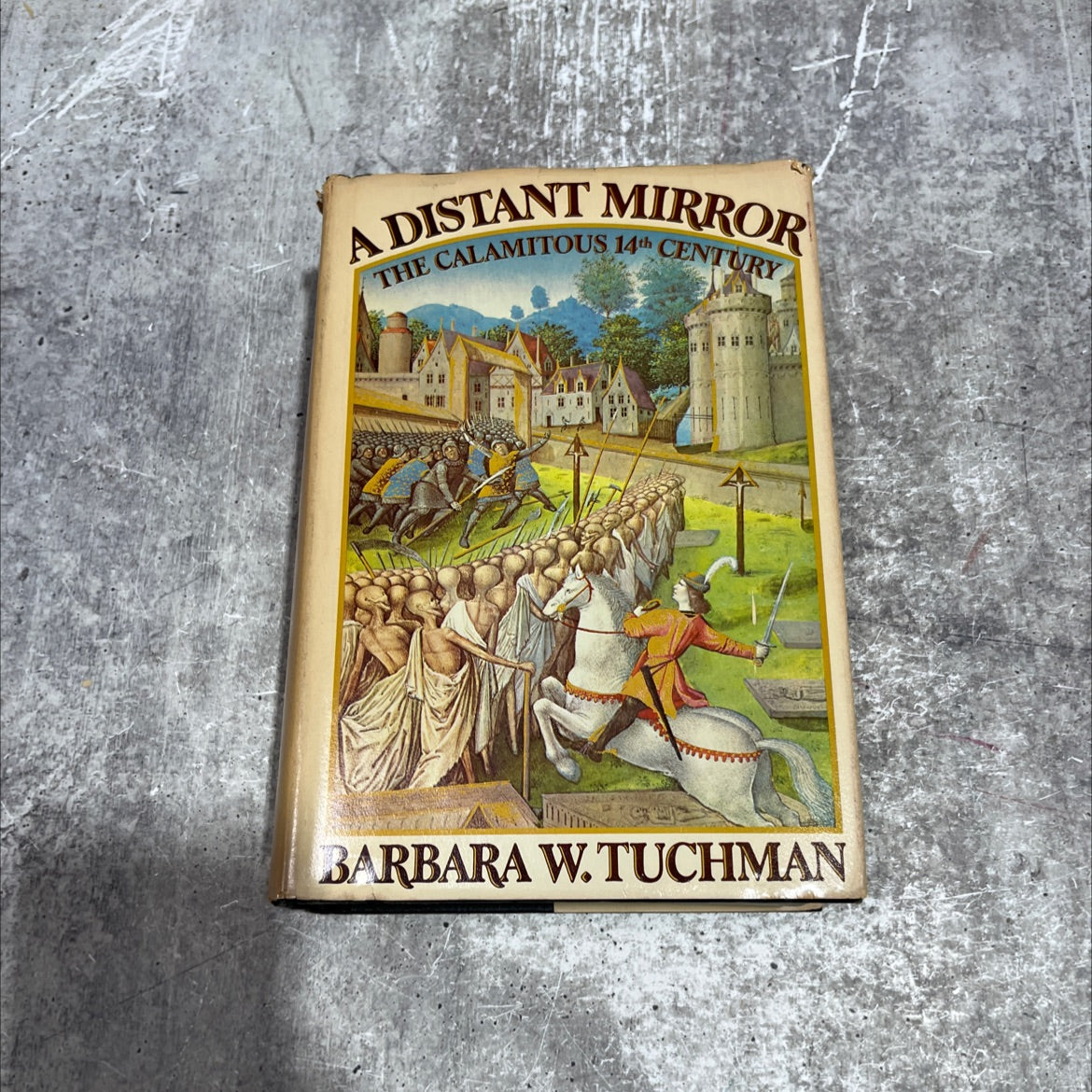 the calamitous 14th century book, by barbara w. tuchman, 1978 Hardcover image 1