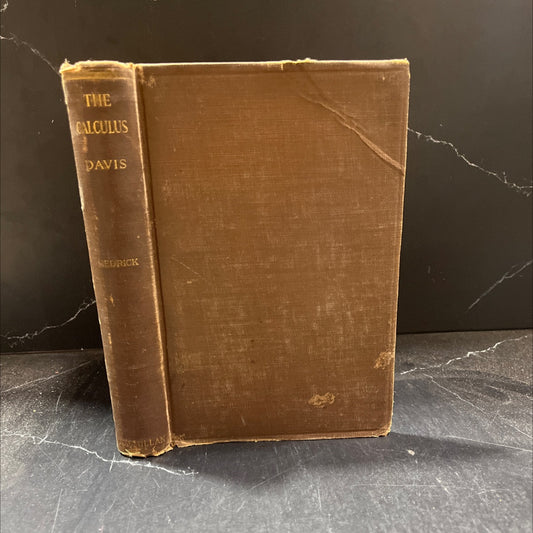 the calculus book, by ellery williams davis, 1912 Hardcover image 1