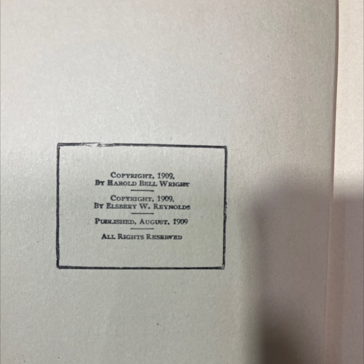 the calling of dan matthews book, by harold bell wright, 1909 Hardcover image 3