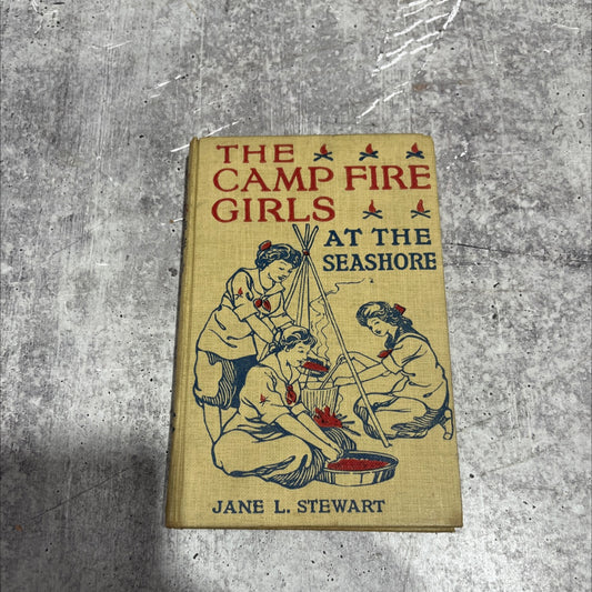 the camp fire girls at the seashore or bessie king's happiness book, by jane l. stewart, 1914 Hardcover image 1